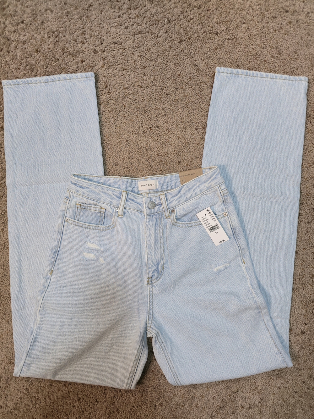 NWT - PacSun ABIGAIL 90s Boyfriend Jeans - Size 25